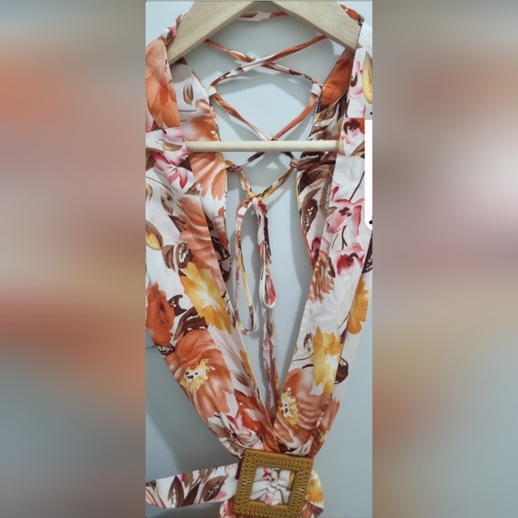 Amaroso floral dress *free gift with purchase - Picture 7 of 8